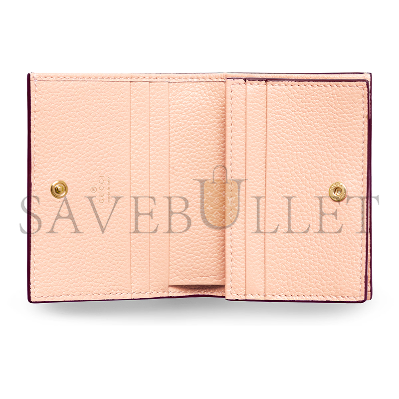 GUCCI BI-COLOR GG MARMONT SMALL WALLET 456126 (11*8.5*3cm) GUCCI BI-COLOR GG MARMONT SMALL WALLET 456126 (11*8.5*3cm)